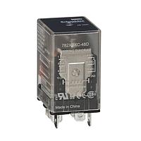 Schneider Electric Relays 782XBXC-48D Cube 782 ອິດຄິວ Relay DPDT, 15A, Plain Cvr