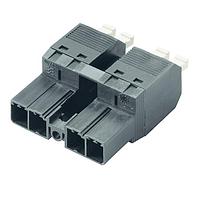 Weidmuller 1547580000 ຮອດເດີແລະຮ້ອງສາຍ SVFL 7.62HP/04/180MF3 SN BK BX