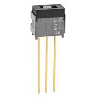 NKK Switches AS13BH ສະລາຍສະລາຍຍ່ອຍ Subminiature Slides SPDT ON-OFF-ONFLUSH RA W/BRACKET