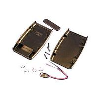 Hammond Manufacturing 1553DBKBAT ກະແປງປະຕູເກັບແບດເຕີຣີ ມືຖື+ແບດເຕີຣີ/ABS 5.8x3.5x0.98" ສີດຳ