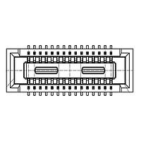 Hirose Electric DF40TC(4.0)-30DS-0.4V(58) ບອດຕິດບອດ BOARD TO FPC CONN, RCPT, 30POS