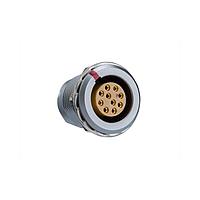 Amphenol LTW FLBC-10EGFS-GCP-001 ຕົວເຊື່ອມປຸກດົນວົງກົມ FLOS, ຊຸດ B ຂະໜາດ C, ເຫລັກ, 2.5A, 10 ກົມສົດ, ຕົວເຊື່ອມຜູ້ຍິງ, ຕິດຕໍ່ຜູ້ຍິງ, ວົງກົມ, ປຸກດົນ, ການບວກຕໍ່, ຕົວຮັບ, ຕິດຕັ້ງດ້ານຫຼັງ, ຄວາມຫນາແຜ່ນ 7, IP50