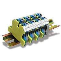 Altech CTL2.5U/BU ບລັອກຕໍ່ສາຍບົດບັນທຶກ DIN 6x67x84mm 25A 300V DINRail TrmBlk, ສີຟ້າ