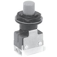 OTTO P4-624121 ອັກຊິລລາຣທ໌ຊ່ວຍ Momentary Turret DPDT 8 Term ສີດຳ