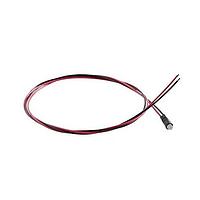 BIVAR PM5ADW12.0 Indicators Standard Panel Mount Indicators, 5mm Amber LED with Diffused Lens, 12 In. Wire, No Connector.