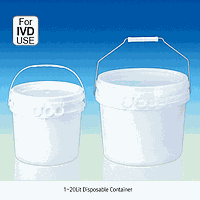 DaiHan DH.Bot3434 ພາກປະກອບ, HDPE, 10 ລິດ, Φ262×h255 ມມ, ມືຈັບເຫຼັກ