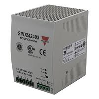 Carlo Gavazzi SPD242403 ອຸປະກອນຈົດພະລັງງານ Switching Supplies Switching Power Supply, AC/DC, 240W ສາມຟາສ, 24V, ເກັບສະຕິກດ້ວຍກະແຈ, IP20, ຕິດຕັ້ງບົດ DIN-Rail, ການປ້ອງກັນແຮງແຮງແລະການລະບາດວົງຈອນສັ້ນ, ກອງພິກສະຕິກພລາສຕິກ 89x123.6x117.5mm