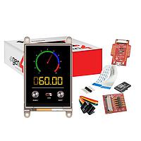 4D Systems SK-gen4-32D ຊຸດເຄື່ອງມືພັດທະນາຈໍສະແດງ Starter Kit ສໍາລັບ gen4-uLCD-32D ມີຄວມຈິງກັບ uSD-4GB Industrial, gen4-IB, 4D-UPA ແລະ ສາຍແຟຣມ FFC 150mm