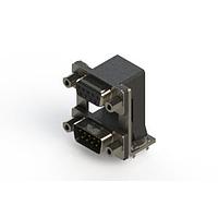 EDAC 664-009-264-039 ຕູ້ສະຫນອງ Dual Port D-Sub ມຸມຂວາ ຕູ້ສະຫນອງ Dual Port D-Sub