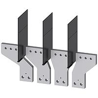 SIEMENS 3VA96040QC00 ຕິດຕໍ່ບັດບັດ, Offset BRKR 3VA1/2 1250A 4P WIDE BUS TRML