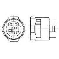 AMP Connectors - TE Connectivity 172280-1 ປລັກຮາງ ECONOSEAL 12P PLUG