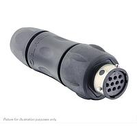 Eaton Souriau-Sunbank UTGX1JC1210SX ປຸ່ມຮັບສະຫນອງ ປຸ່ມຮັບສະຫນອງໃນແນວ, ມີກະແຈບເຄື່ອງປົກກັນສາຍສົນ, ສໍາລັບ 10 ຂໍ້ຕໍ່ຍິງ, IP68/69K, ການກຳນົດກະແຈ X