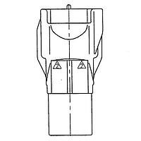 Yazaki 7282702830 ປລັກຮາງຈອງ CONN 2P 090 II BLK