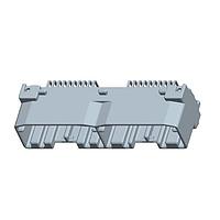 AMP Connectors - TE Connectivity 9-1924089-6 ກອງປົກ 44p Hyb 2.8/040 Cap Assy, ສີເຫຼືອງ, ຕິນ