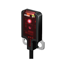 OMRON E3T-FD13M 2M Ultracompact, Ultrathin ເຊັນເຊີ Photoelectric ມີເຄື່ອງຂະຫຍາຍສຽງໃນຕົວ (5-30 mm, Diffuse reflective, PNP, Light-ON)