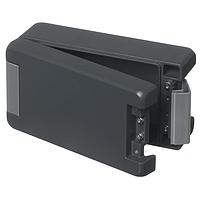 BOPLA 00113124 ກອງປົກຄຸມສໍາລັບອຸດສາຫະກຳອັດຕະໂນມັດ ENCLOSURE, BOCUBE ALU, 159 X 86 X 60MM, GR GRA, HINGED LID, FLAT, ALUMINUM, BA 140806-7024