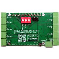 Sequent Microsystems SM-I-004 Sequent Microsystems RTD ການຮັບຂໍ້ມູນຂໍ້ມູນ 8-ຊັ້ນ Stackable HAT ສໍາລັບ Raspberry Pi