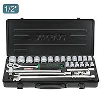 TOPTUL GBB2515 25PCS 1/2 ນິ້ວ DR. Flank Socket Set