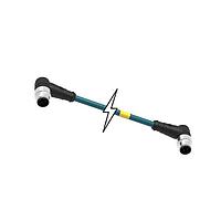 Molex 1201080708 ເສັ້ນສາຍອາເຊນເຊີ / ເສັ້ນສາຍອັກຕູເວີ MIC 4P M/MP 90/90 D-CODED 76M TPE