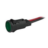 VCC P84W-G12H-CG ອິນດິເຄດເຕີ 0.5in FLAT 12VDC WIRE ເຂັ້ມ