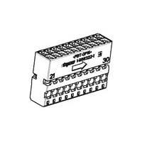 AMP Connectors - TE Connectivity 1-968322-1 ກອງປົກ MQS SOCKET HOUSING 20POS ສີດຳ