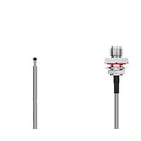 GCT (Global Connector Technology) CAB532RF-0100-A-1-S ການປະກອບສາຍ RF I-Pex MHF 4L PLUG2SMA STRJck F Mt stnlss ORing 6GHz100mm 1.37mm Cbl