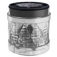 SCHNEIDER XVUC47 ອຸປະກອນເພີ່ມເພື່ອໄຟຫຼັງຫຼັງ Tower Light XVU ໂມດູນແຟລັດຊິ້ງ, ສີຂາວ