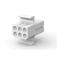 AMP Connectors - TE Connectivity 770085-1 ກອງຮັບສະບັບ RECPT 6P PANEL MNT ບໍ່ມີລັອກ detent