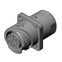 JAE Electronics JK06AF10SX1-F0 ຕົວເຊື່ອມຕໍ່ Circular MIL Spec 10 ຕຳແໜ່ງ ຕິດຕູ້, ປະຕູຮັບ, ຕິດຕໍ່ Socket, X