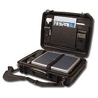 Serpac SE710XCC,BK Cases Seahorse 710XCC ກ້ອງເຄື່ອງຄອມພິວເຕີ Laptop ສຳລັບຈໍຂະໜາດເຖິງ 17", 20.1 x 15.5 x 5.5" - ສີດໍາ