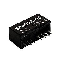 MEAN WELL SPA02A-15 ອິສເອລເທດ 9-18Vin 15V/12-120mA 2W, EMI FILTER