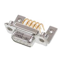 Molex / FCT 173109-0181 ຮອບຮອງ FCT DSUB RA PC RCPT 09 PN ມີ CLINCH