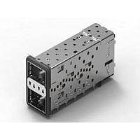 AMP Connectors - TE Connectivity 2085945-7 QSFP+ QSFP+ Assy, 2x1 Gskt 4LP-All, ຊົດຊົ່ວ