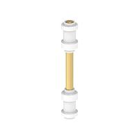 Radiall R107825040 ບອດເພື່ອບອດ & ຕູ້ຕໍ່ມີຊະນາຍເຄັນເນັກເຕີຣ໌ IMP-SR / DOUBLE ຄວາມຍາວ 16 mm