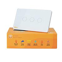 Datic DT03ST WiFi Datic 3 ປຸ່ມແຕະປຸ່ມ (White)