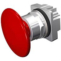 SIEMENS 52PM9V2 ປຸ່ມກົດຮູບເຫຼັກເຫຼືອງ,MOM,ແດງ,2 1/2" ພລາສຕິກ,2POS