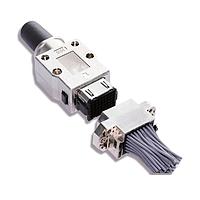 Hirose Electric PQ50S2-1618PCFA ຕິດຕໍ່ຊາຍ Con, 12.5A, AC 300V, DC 300V, ທອງ, 16-18AWG, ຕິດຕໍ່ສະໜອງພະລັງງານSignal Connectors