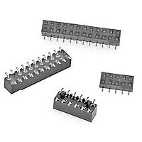 3M Electronic Solutions Division 150206-6002-RB ປຸ່ມຊ່ອງ 6 ຕຳແໜ່ງ 0.1IN.