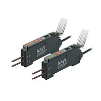 Panasonic Industrial Automation FX-311 ອຸປະກອນສັນເຊື່ອມແສງຟໍໂຕເອເລັກທຣິກ [NAVI] ມືຖື, ແດງ, NPN, 12-24VDC, QD