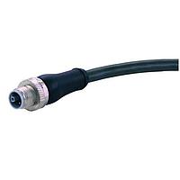 HARTING 21343000543100 ເສັ້ນສາຍອ່ານຄ່າ / ເສັ້ນສາຍກະທົບ M12 L-cod 4+FE st/- m/- PUR 10m