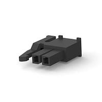 AMP Connectors - TE Connectivity 2029047-2 ຮູງຮັບ Receptacle RECPT 2 POS ສີດຳ ຮູບແບບຕ່ຳ