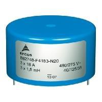 EPCOS B82748F4183N020 ຫົວຫນ້ອຍຫຼັກສະຫຼຸບກະຊວງກະຊວງກະຊວງກະຊວງກະຊວງກະຊວງກະຊວງກະຊວງກະຊວງກະຊວງ RING CORE CHOKE 3x1.5mH 18A