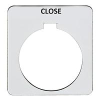 Square D 9001KN108SP Legend PSH BTTN LEGEND PLATE 30MM, ປະເພດ K