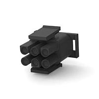 AMP Connectors - TE Connectivity 1586379-1 ຮູສິງກັບຮອບ Receptacle 06P PLUG HSG NAT