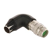 AMP Connectors - TE Connectivity 2350797-2 ມຸມຂວາ M12 X-M-8 90 CRIMP CAT7 TE
