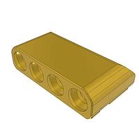 Samtec GPPC-PF-1-04-EG-RA-SM Magnum RF ການເຊື່ອມຕໍ່ Ganged GANGED SMPM ຕິດຕັ້ງພື້ນ, .140 PITCH