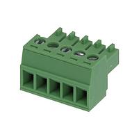 Molex 39500-5005 ປລັກ 3.5MM ຢູໂຣປ RA G URO PLUG RA GRN 5CKT