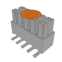 Samtec IPS1-105-01-L-D-VS-LC-K-TR ພາວເລີ້ມໃຫ້ກັບບອດ .100" Mini Mate(R) ອິສເລດພາວເລີ້ມຕໍ່ຕົວເຊື່ອມພວມຊອກເກັດ