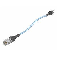 Samtec RF085-92SP-92SP-0610 ການປະກອບສາຍສັນຍານ RF 50 Ohm .085" ສະຕິກເລກ RF 50 GHz