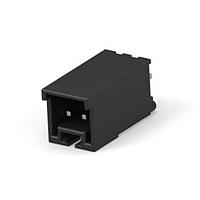 AMP Connectors - TE Connectivity 917722-9 ຮອງສະໜອງສາຍແລະຮອງສາຍສະໜອງ 2.5 S.D/LOCK HDR ASY 2P ສີດຳ